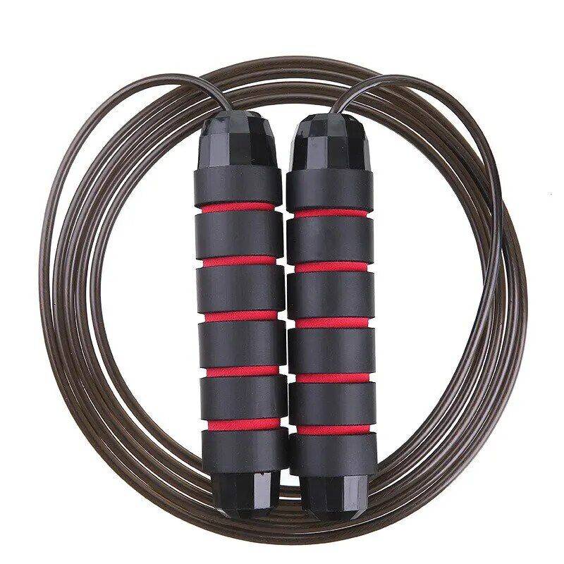 Rapid Speed Adjustable Jump Rope with Foam Handle for Gym & Fitness Exercise & Fitness Color : Red 
