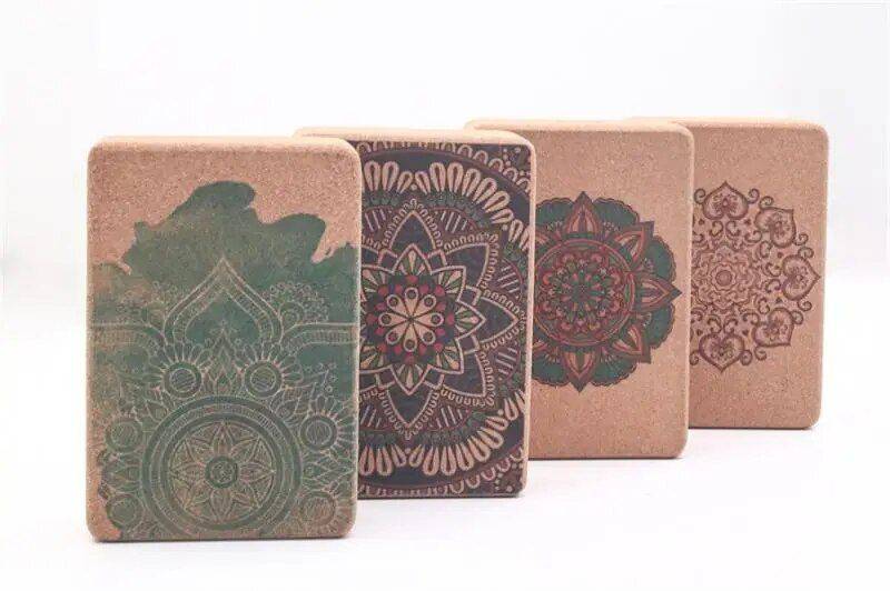 Upgrade Your Yoga Practice with 1Pc Cork Yoga Block Yoga Style : A|B|C|D 
