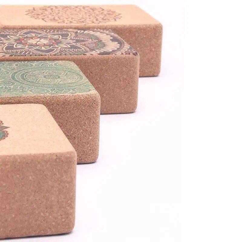 Upgrade Your Yoga Practice with 1Pc Cork Yoga Block Yoga Style : A|B|C|D 