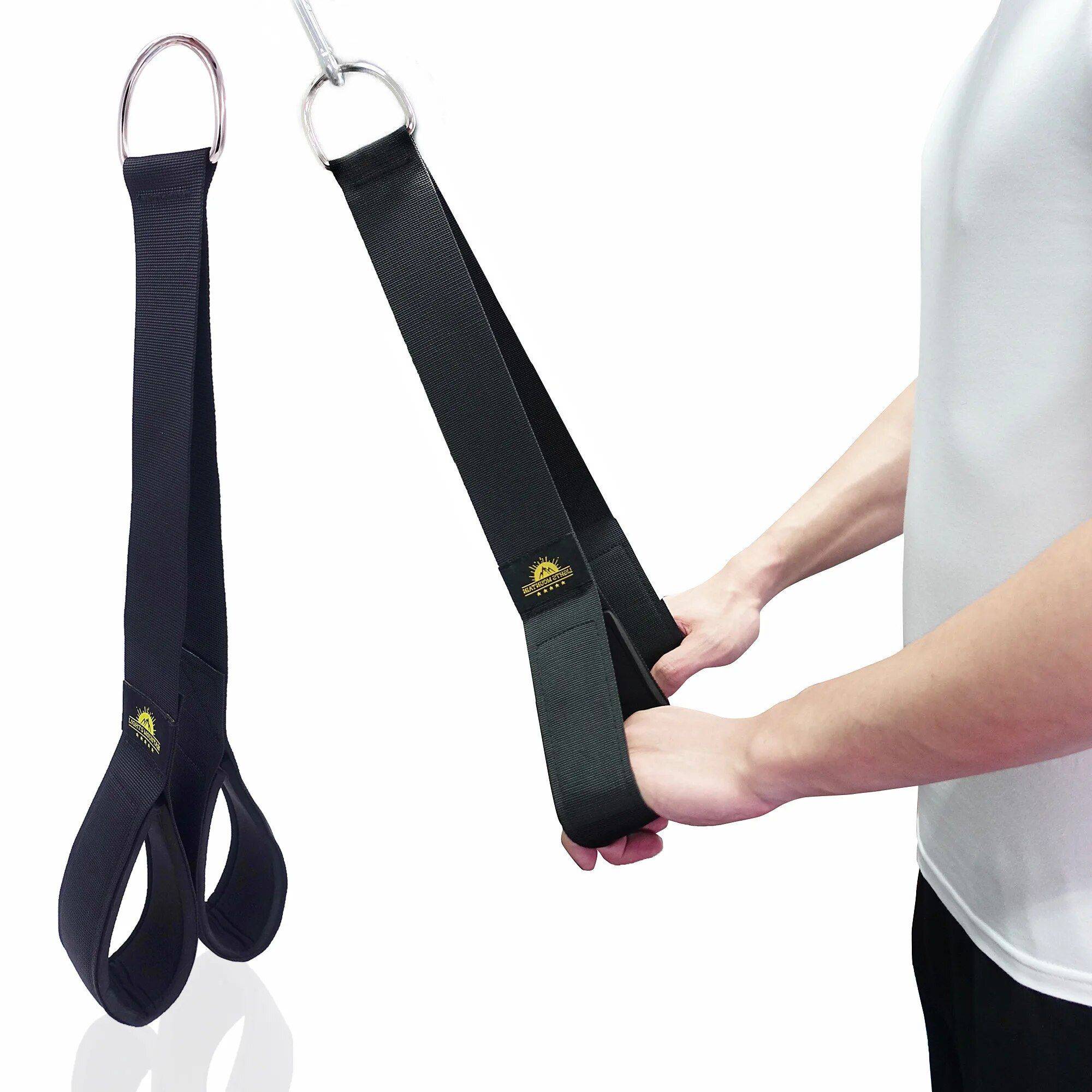 Versatile Triceps and Abdominal Fitness Strap for Effective Strength Training Exercise & Fitness Color : Black 
